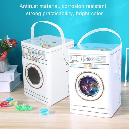 Large Capacity Washing Machine Modeling Powdered Laundry Detergent Container with Perspective Window, Multifunctional