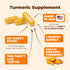 Turmeric Curcumin with Black Pepper Extract & Organic Turmeric, 60 Curcuma Capsules for Joint Support