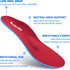 Orthotics Arch Support Insoles for Metatarsalgia - Mortons Neuroma Inserts Relief for Flat Feet, Plantar Fasciitis (Red