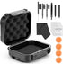 52 Pieces Set High Seal Waterproof Hearing Aid Case with Extractable Sponge, Drop-Proof, Shock-Proof Storage Box