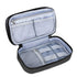 Teamoy Travel Makeup Brush Bag (up to 8.5") - Professional Cosmetic Organizer Case with Handle Strap, Black
