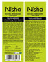 Nisha Henna Based Color Dye for Hair - Natural Black, 0.3 Ounce (Pack of 6)