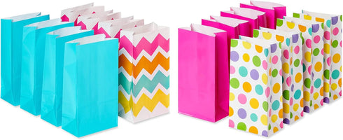 American Greetings 10" Small All-Occasion Goodie Bags, Spring Print, 16-Count
