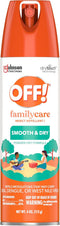 OFF! FamilyCare Insect & Mosquito Repellent Aerosol, 4 Oz, Smooth and Dry Formula, 6 Hours Protection