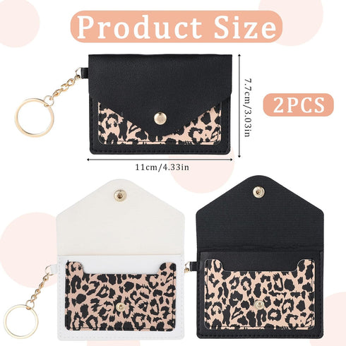 Mozeat Lens Packet, 2 Packs 4.3 3 Inch Birth Control Pill Case Sleeve PU Leather Birth Control Pills Case Holder X
