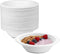 Comfy Package [125 Pack 100% Compostable White Paper Bowls, 12 oz Heavy-Duty Eco-Friendly Disposable Bowls