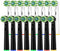 Replacement Toothbrush Heads, Compatible with Oral B Braun Pro 1000 Smart 1500, 16PC Electric Clean Brush Heads