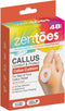 ZenToes Callus Cushions: Round Foam Padding for Foot Pain Relief (48 Count)