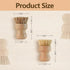 Set, 3 Pack Wooden Dish Scrub Brush - Natural Fiber Kitchen Dish Scrubber for Cleaning Pots, Sink, Tableware