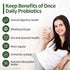 Probiotics for Women & Men - 200 Billion CFU, 12 Strains with 3 Organic Prebiotics for Digestive Health