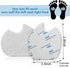 24 Pieces Foot Pads for Dancer Sesamoiditis Pads for Ball of feet Pain Felt Forefoot Cushion Pads Self-Adhesive Foot Cushion Pads for Men Women Dancing Pain Relief (White)