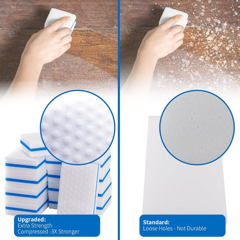 Upgrade Melamine Sponge, 20 Pack Extra Thick Magic Sponge Eraser, Multi-Surface Power Scrubber Cleaning Pads