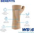WS6 OrthoSleeve Compression Wrist Sleeve/Carpal Tunnel Wrist Brace, Supports Pain and Strain and Fatigue