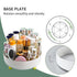 funest 360 Degree Rotating Makeup Perfume Organizer - Lazy Susan Cosmetic Desk Storage Round Tray