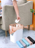 4 Gallon Bathroom Trash Bags, 100 Counts, 5 Rolls, Small Handles, Colorful Portable Rubbish Bags