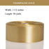 1 1/2 Inch Champagne Gold Solid Satin Ribbon, 50 Yards Craft Fabric for Gift Wrapping & Wedding Party Decoration