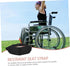 Healifty Adjustable Elastic Leg Strap for Elderly Patients Lightweight and Comfortable Leg Support Strap for Wheelchair