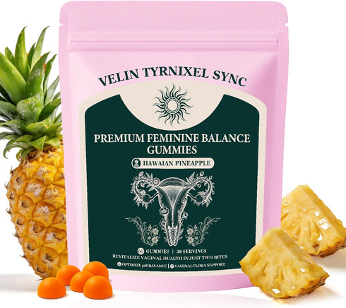 Tyrnixel Probiotic Gummies for Women - Vital Prebiotic Source for Feminine Health, pH