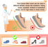 Carbon Fiber Insoles, 1 Pair Rigid Insole Insert for Pain Relief Recovery of Arthritic Toe, Hallux Rigidus Support