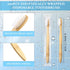 100 Packs Prepasted Disposable Toothbrush Bamboo Prepasted Toothbrush Individually Wrapped Pre Pasted Toothbrush with Bamboo Handles Homeless Gift Set for The Homeless (Classic Color)