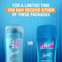 Secret Outlast Antiperspirant Deodorant for Women, 72hr Sweat & Odor Protection, Clear Gel, Unscented, 2.6 oz