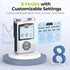 AUVON Rechargeable Digital TENS Unit Muscle Stimulator, 600 mAh Battery, 8 Customizable Modes for Pain Relief