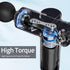 Massage Gun Deep Tissue, Portable with Silent Brushless Motor and 4 Interchangeable Heads for Muscle Relief and