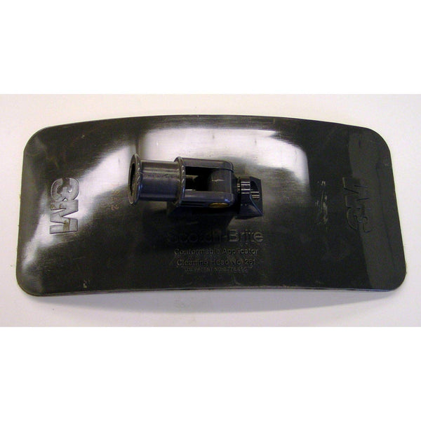Scotch-Brite Conformable Cleaner Head 261, Curved Head, 1 per case, Dark Gray, 12" x 6"