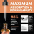 2000MG Liposomal Glutathione Liquid Drops, Enhanced Absorption Glutathione Supplement with Vitamin C, Hyaluronic Acid,