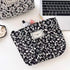 STARDW Floral Cosmetic Bags, Large Capacity Makeup Bag for Women and Girls, Canvas Makeup Organizer Pouch