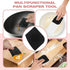 Cast Iron Scrubber with Long Handle, 316 Chainmail Cleaner for Cast Iron Pans, Dishwasher Safe Cleaning Kit