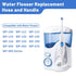 Replacement Hose and Handle Parts - Compatible with Waterpik Water Flosser WP-100 WP-300 WP-660 WP-900 Series