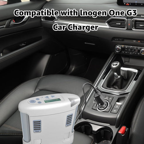 12V Car Charger for Inogen One G2 G3 G4 G5, Replacement Inogen BA-306 BA-301 Cigarette Lighter Power Cord