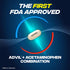 Advil Dual Action Coated Caplets with 250 Mg Ibuprofen & 500 Mg Acetaminophen, 2 Count x 50 for 8 Hour Pain Relief
