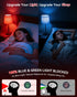 Neporal 7W 670nm Bulbs 100% A19 60W Bulbs Reading,4 Packs Red Light for Sleep, Blue Light Blocking Red Night Light