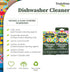 Truly Free Auto Dishwasher Cleaner, 1 Pack - Natural Concentrated Formula for Sparkling Clean Dishes, No Harmful