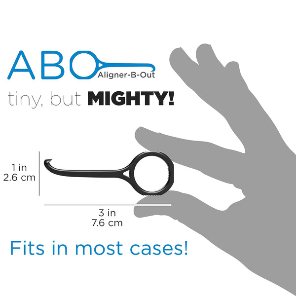 Aligner-B-Out v2 | Black 4 Pack | Invisalign Remover Tool & Aligner Remover for All Aligners