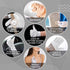 Sibba 2 Pairs White Cotton Touch Screen Moisturizing Gloves for Overnight Bedtime Hand Spa Treatment, Heal Eczema