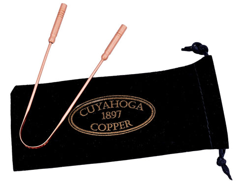 Pure Copper Tongue Cleaner – 100% Pure Copper Natural Tongue Scraper for Optimal Oral Hygiene