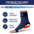 SB SOX Plantar Fasciitis Relief Socks, Ankle Brace Compression Sleeve, Arch Support for Foot Pain, Navy, Small