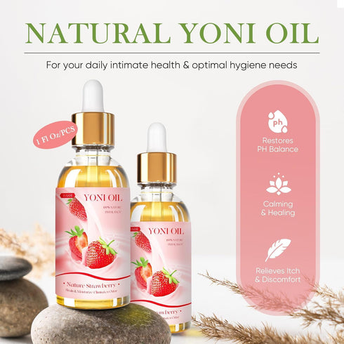 Set 1 Fl.Oz 5.07 Fl.Oz 5.29 Oz Feminine Wash & Yoni Oil & Yoni Soap for Women, Yoni Wash for Ph Balance Remove Odor