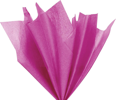 RUSPEPA Hot Pink Gift Wrapping Tissue Paper, 25 Sheets for Art Crafts, DIY, Birthday, Wedding, 19.5 x 27.5 inches