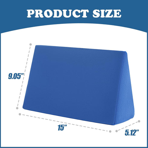 Small Wedge Pillow, Positioning Pillow for Bed Sores, Yoga Wedge Pillow for Laptop, Mini Wedge Pillow for Chair (1 Unit)
