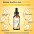 Magnesium Glycinate Liquid - 2 Pack - 1000mg Magnesium Liquid Supplement with Cellulose Fiber, Bromelain, Vitamins B6,