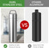 Portable Metal Pill Case Keychain - Waterproof Pill Box Container Mini Stainless Steel Organizer for Travel Purse Pocket