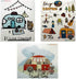 Cellulose Sponge Dish Towels, Mixed Set of 3 (One of Each Design) Swedish Dish Cloths