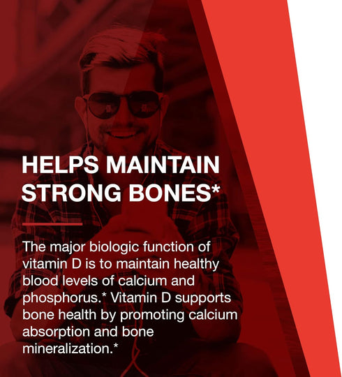 Protocol Vitamin D3 50000 IU - Immune Support, Healthy Bones and Teeth - 50 Softgels