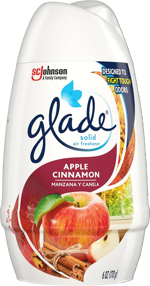 Glade Solid Air Freshener, Apple Cinnamon, 6 oz