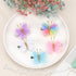 Oaoleer 10PCS Mini Butterfly Hair Clips, 2" Tulle Mesh Barrettes for Baby Girls Women Halloween Party