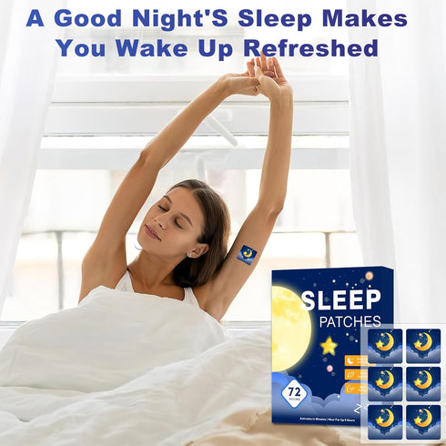 Zcokail Sleep Patches for Adults Extra Strength, Sleep Patch with Melatonin & Valerian, All-Natural Deep Sleep Support